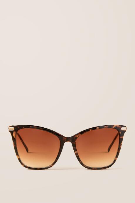 Francesca Inchess Hollywood Square Sunglasses In Tortoise Shell - Tortoise
