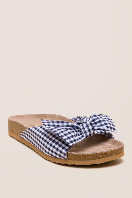 Indigo Rd Show Bow Footbed Sandal - Navy