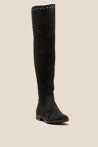Xoxo Travis Over The Knee Boot - Black