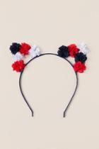 Francesca's Americana Cat Ear Headband - Red