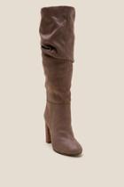 Report Shia Scrunched Hi Shaft Boot - Taupe