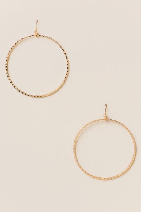 Francesca's Zanna Circle Drop Earring - Gold