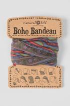 Francesca's Boho Bandeau By Natural Life In Floral Zig Zag - Blue