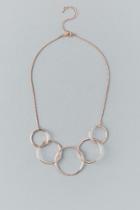 Francesca Inchess Amia Linked Rose Gold Necklace - Rose/gold