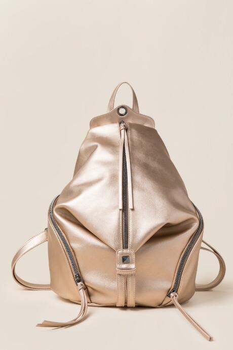 Francesca's Katie Rose Gold Backpack - Rose/gold