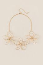 Francesca Inchess Daisy Statement Necklace - Gold
