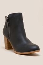 Fergalicious Ciello Distressed Ankle Boot - Black