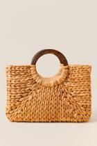 Francesca's Albany Staw Tote - Natural