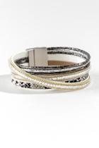 Francesca's Millie Snake Wrap Bracelet - Silver