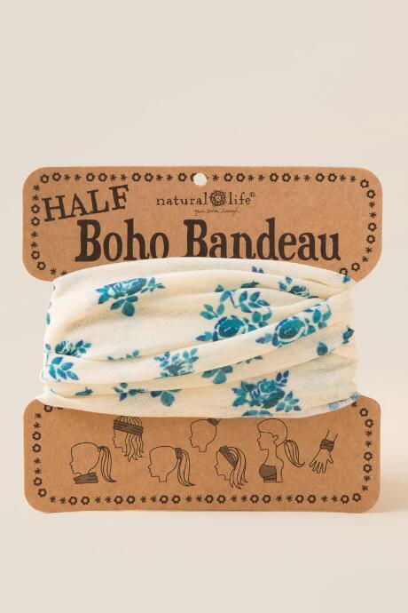 Francesca Inchess Boho Bandeau In Cream Roses - Ivory