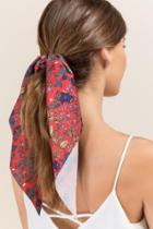 Francesca's Ren Scarf Hair Tie - Red