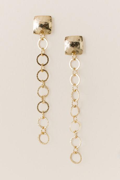 Francesca's Agetha Chain Link Linear Earring - Gold