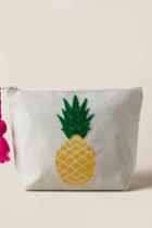 Francescas Liv Pineapple Cosmetic Bag - Natural