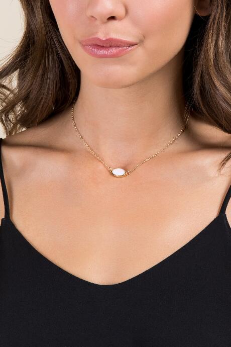 Francesca's Serenity Opal Necklace - Iridescent