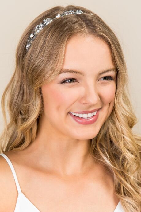 Francesca's Jessie Embellished Headband - Silver