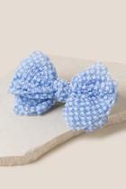Francesca's Lily Bow Barrette - Baby Blue