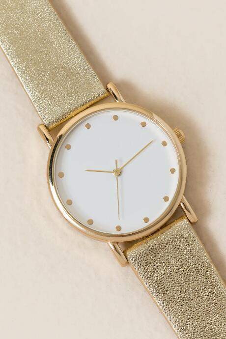 Francesca's Eloise Gold Watch - Gold