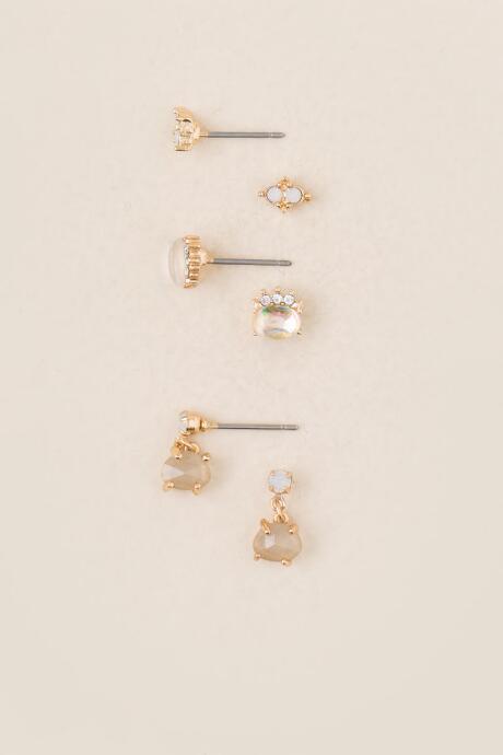 Francesca Inchess Avalynn Opal Stud Set - Iridescent