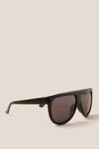Francesca's Roxy Futuristic Sunglasses - Black
