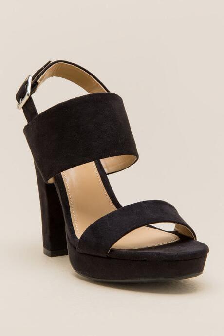 Report Lawry Wide Strap Platform - Black