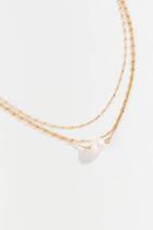 Francesca's Summer Pearl Multi-strand Necklace - Gold