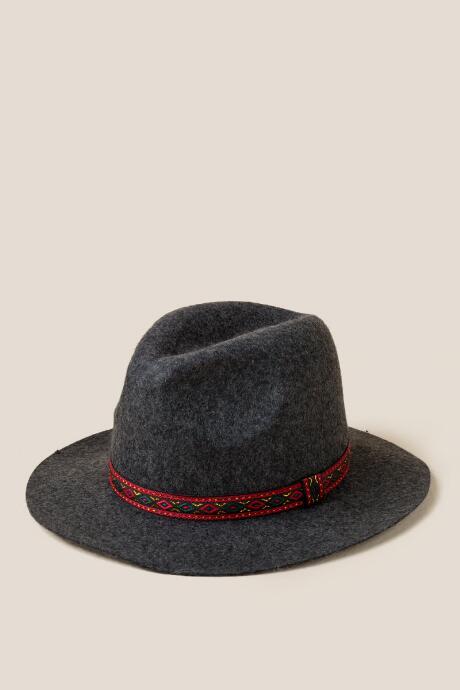 Francesca Inchess Jessie Wool Floppy Hat - Gray