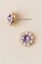 Francesca's Victoria Opal Flower Stud Earring - Lavender