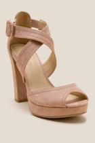Chinese Laundry Abigail Strappy Platform Heel - Nude