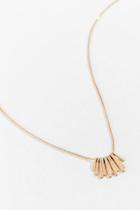 Francesca's Sadie Mini Sunburst Necklace - Gold