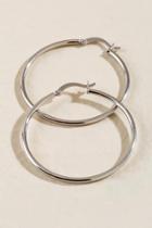 Francesca's Anja Medium Silver Hoops - Silver