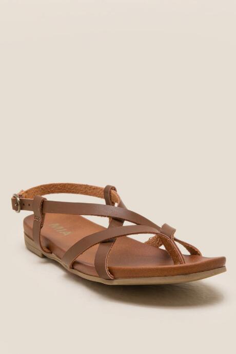 Mia Lynn Strappy Gladiator Sandal - Cognac