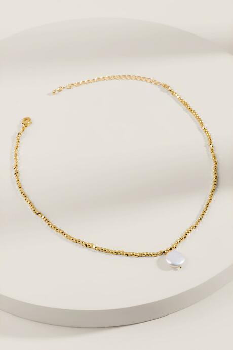Francesca's Alexa Pearl Drop Choker - Pearl