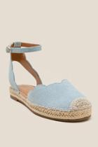 Francesca Inchess Indigo Rd Irodilan Scalloped Espadrille - Chambray