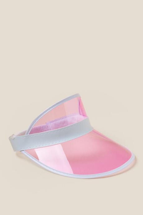 Francesca's Oceana Clear Visor - Pink