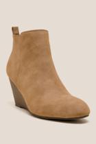 Xoxo Bennington Wedge Ankle Boot - Tan