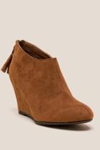 Cl By Laundry Via Wedge Ankle Boot - Cognac