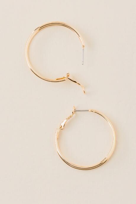 Francesca's Annalise Double Hoops - Gold