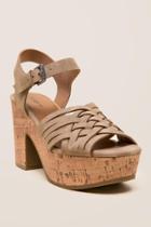 Indigo Rd Bona Platform Cork Heel - Taupe