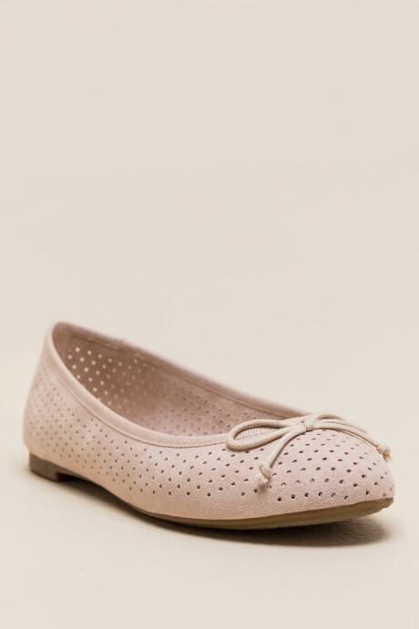 Francesca's Calista Ballerina Flat - Rose