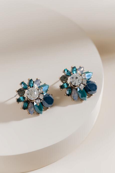 Francesca's Faith Statement Studs - Crystal