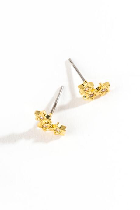Francesca's Liza Star Ear Crawlers - Gold