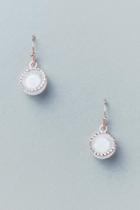 Francesca's Kat Cubic Zirconia Crackle Earrings - Rose/gold