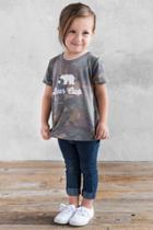 Francesca's Child's Bear Cub Graphic Tee - Dark Olive