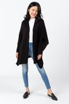 Francesca's Lisa Knit Cardigan Kimono - Black