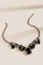 Francesca's Presley Crystal & Stone Statement Necklace - Black