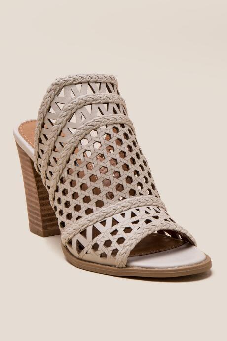 Report Ryder Perforated Mule Heel - Natural