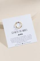 Francesca's Bryan Anthonys Soul Go With The Waves Ring - Gold