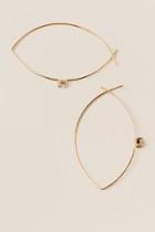Francesca's Marissa Cubic Zirconia Loop Drop Earring - Gold