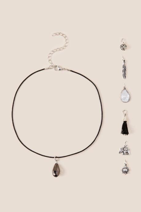 Francesca's Elephant Create Your Own Choker - Black