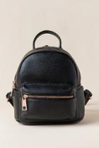 Francesca's Blakely Pebbled Dome Backpack - Black
